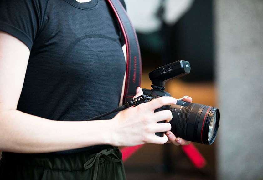 Alisha Lovrich using Canon gear