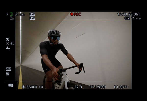 Interface of the EOS C50 camera
