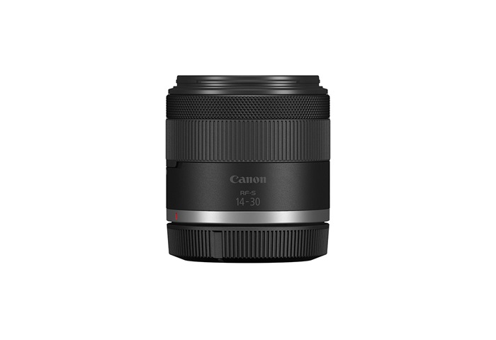 Front profile image of RF-S 14-30mm f/4-6.3 IS STM PZ standard zoom lens with cap