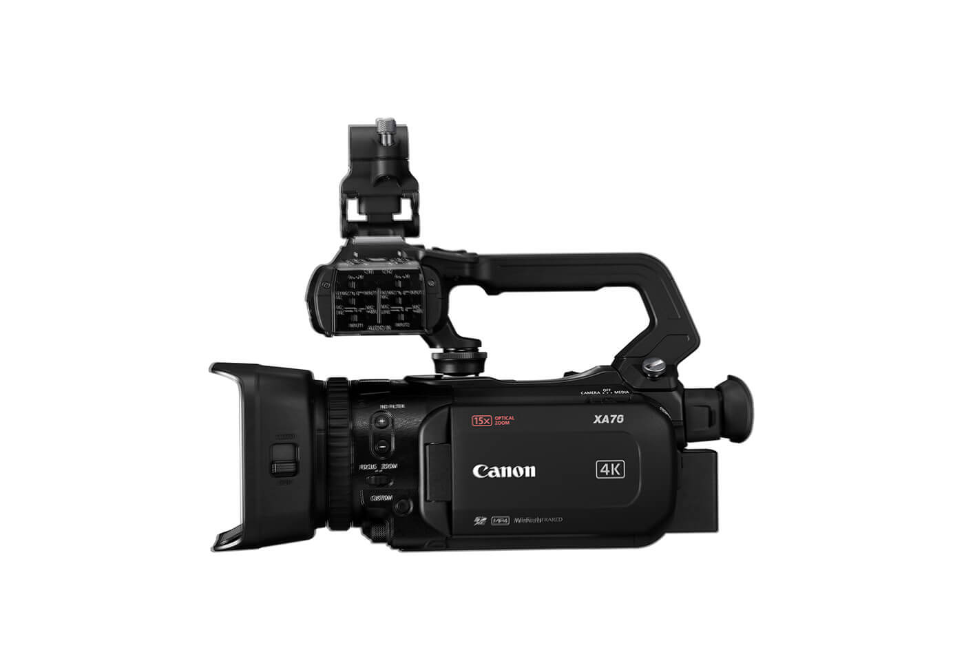 Photo of a Canon XA75 - Side View