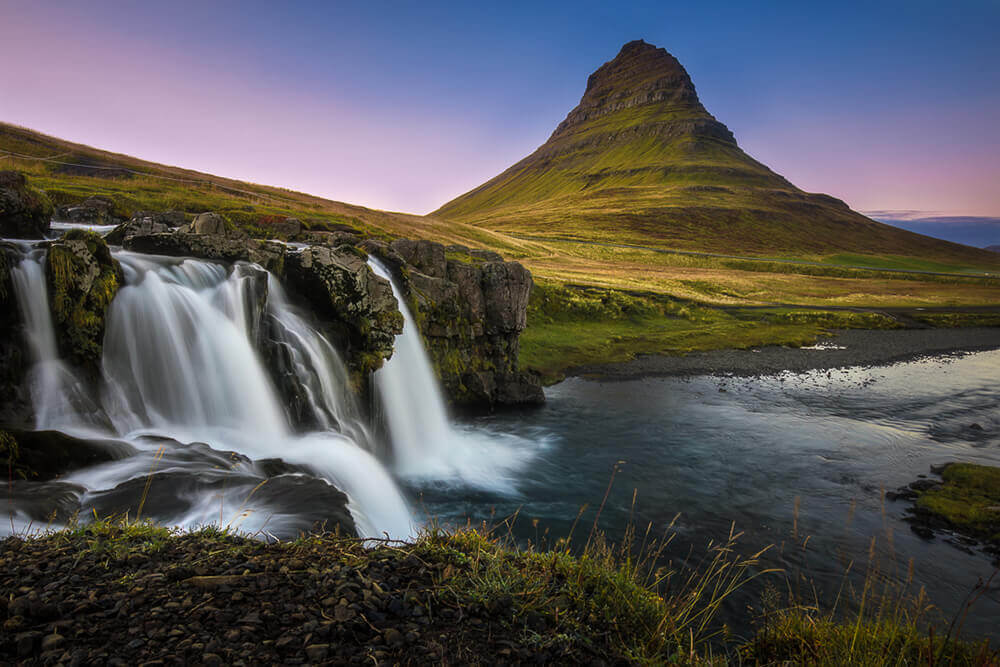Kirkjufellsfoss Waterfall. Shot by Steph Vella